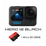 GOPRO HERO12 Black + MicroSD 128 GB sportkaamerad CHDHX-121-RW / SD128GB