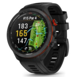 GARMIN Approach S70, 47mm Black Ceramic Bezel with Black Silicone Band 010-02746-12