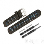 GARMIN Watch Band, Black/Blue aksessuaarid 010-11251-28
