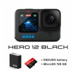 GOPRO HERO12 Black + Enduro Battery + MicroSD 128 GB sportkaamerad CHDHX-121-RW / ADBAT-011 / SD128GB