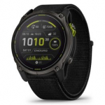 GARMIN Enduro 3 &ndash; 51 mm, Solar, Sapphire Carbon Gray DLC Titanium with Black UltraFit Nylon Strap spordikell 010-02751-01