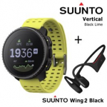 SUUNTO Vertical, Black Lime + Suunto Wing 2 Black spordikell SS050864000 / SS051259000