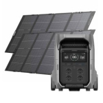 Ecoflow EcoFlow Delta Pro 3 power station + 2x400W photovoltaic panel generaatorid D3PRO-2X400W-SB
