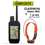 GARMIN Alpha 300i InReach&reg; +  T20 Collar, Advanced GPS Dog Tracking and Training komplekt: elektriline krae + pult 010-02806-51 / 010-04149-01