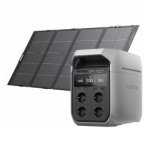 Ecoflow DELTA 3 Plus Power Station, 1024Wh 1800W + 400W photovoltaic panel generaatorid 5016201002_400W