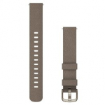 GARMIN Quick Release Band 14mm, Coffee Nylon with Cream Gold Hardware aksessuaarid 010-13302-10