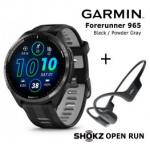 GARMIN Forerunner 965 Black, Gray + Shokz Open Run Black spordikell 010-02809-10 / S805-ST-BK