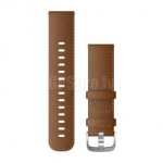 GARMIN Quick Release Band 22mm, Brown Italian Leather with Silver Hardware aksessuaarid 010-12932-24