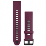 GARMIN QuickFit Band 20mm, Merlot/Graphite Silicone Band aksessuaarid 010-13391-04