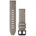 GARMIN QuickFit Band 20mm, Shale Gray Suede Leather aksessuaarid 010-12876-00