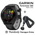 GARMIN Forerunner 265 Black, Gray + Theragun Prime spordikell