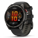 GARMIN fēnix&reg; 8 Pro &ndash; 47 mm, AMOLED, Sapphire, Carbon grey DLC titanium with Black/pebble band spordikell 010-03198-01