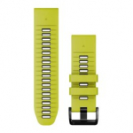 GARMIN QuickFit Band 26mm, Electric Lime/Graphite Silicone aksessuaarid 010-13281-03