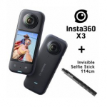 INSTA360 X3 + Invisible Selfie Stick 114cm sportkaamerad CINSAAQ/B / CINSAAVF