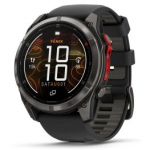 GARMIN fēnix&reg; 8 Pro &ndash; 51 mm, MicroLED Sapphire, Carbon grey DLC titanium with Black/pebble band spordikell 010-03380-01