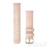 GARMIN Quick Release Band 20mm, Blush Pink Woven Nylon with Light Gold Hardware aksessuaarid 010-12924-12