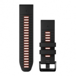 GARMIN QuickFit Band 26mm, Black/Flame Red Silicone aksessuaarid 010-13281-06