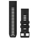 GARMIN QuickFit Band 26mm, Black/Pebble Gray Silicone Band aksessuaarid 010-13393-00