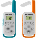 MOTOROLA Talkabout T42 Twin Pack Blue Red Walkie Talkie raadiosaatjad MOTO42G