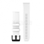 GARMIN QuickFit Band 22mm, White with Black Stainless Steel Hardware aksessuaarid 010-12901-01