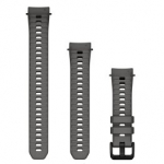 GARMIN Watch Band 20mm, Charcoal Silicone aksessuaarid 010-13397-00