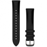 GARMIN Quick Release Bands 20 mm, Black Leather with Brushed Slate Hardware aksessuaarid 010-12932-62
