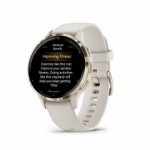 GARMIN Venu 3S, Ivory + Soft Gold spordikell 010-02785-04