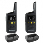 MOTOROLA Talkabout XT185 Twin pack, Black raadiosaatjad AKGAORADMOT00005