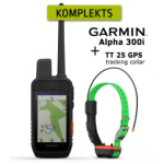 GARMIN Alpha 300i inReach&reg; handheld + TT 25 Collar, Advanced GPS Tracking and Training komplekt: elektriline krae + pult 010-02806-51 / 010-04149-21