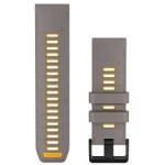 GARMIN QuickFit Band 26mm, Silver Gray / Yellow Flare Band aksessuaarid 010-14508-02