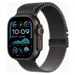 APPLE Watch Ultra 2 GPS + Cellular 49mm Black Titanium Case / Black Titanium Milanese Loop - L spordikell MX5V3EL/A