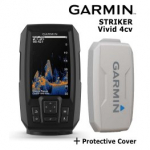 GARMIN Striker ViVid 4CV with GT20-TM transducer + Protective Cover kajalood 010-02550-01 / 010-13129-00