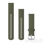 GARMIN Quick Release Band 20mm, Moss with Silver Hardware aksessuaarid 010-12924-11