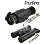 PIXFRA PIXFRA CETUS PFI-C225 thermal scope + Draco PFI-D225N-4K thermal binoculars Termilised vaatamisv&auml;&auml;rsused PFI-C225CE / PFI-D225N-4K