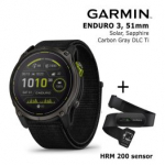 GARMIN Enduro 3 &ndash; 51 mm, Solar, Sapphire + HRM 200 Sensor spordikell
