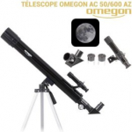 OMEGON Refractor AC 50/600 AZ 100x teleskops 33243