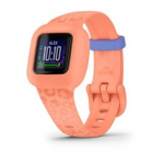GARMIN v&iacute;vofit jr. 3, Peach Leopard Beebi kell 010-02441-04