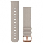 GARMIN Quick Release Band 20mm, Gray Suede with Rose Gold Hardware aksessuaarid 010-12691-07