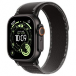 APPLE Watch Ultra 3 GPS + Cellular 49mm Black Titanium Case with Black/Charcoal Trail Loop - S/M spordikell MF1D4ET/A