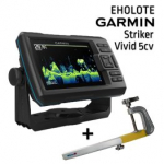 GARMIN STRIKER VIVID 5CV WITH GT20-TM TRANSDUCER + SONAR MOUNT RUNOS kajalood 010-02551-01 / RUNOS
