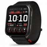 GARMIN Venu X1, Black with Slate Titanium Caseback and Black ComfortFit Nylon Band spordikell 010-02980-02