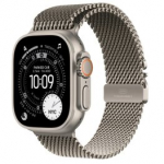 APPLE Watch Ultra 3 GPS + Cellular 49mm Natural Titanium Case with Natural Titanium Milanese, M spordikell MEWY4ET