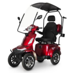I.M.L. LIFE 4 with a roof, Acid 60V 20Ah 1000W, Red elektrilised t&otilde;ukerattad IML-LIFE4R-A60V20AH-RD