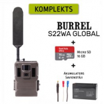 BURREL S22WA Brown Global Forest Camera + SD 16GB + BATTERY + CONNECTORS metsakaamerad 42799_2/42799/870035/830019/TS16GUSD300S-A