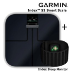 GARMIN Index&trade; S2, Black Scale + Index Sleep Monitor nutikad kaalud 010-02294-70 / 010-03024-01