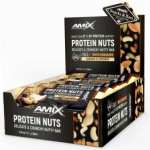AMIX Protein Nuts Crunchy Nutty Bar 15x40g, Cashew Coconut sportlik toitumine 766x15