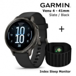 GARMIN Venu 4 - 41mm, Slate with Black + Index Sleep Monitor spordikell 010-03013-02 / 010-03024-01