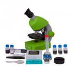 Bresser Junior Microscope 40x-640x (green) with experiment set mikroskoobid 8851300B4K000