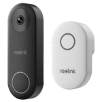 Reolink D340P, Smart 2K+ Wired PoE Video Doorbell with Chime nutikad kaamerad VDB2K01WD