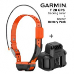 GARMIN Alpha T20 GPS Dog Tracking Collar + Beeper Battery Pack elektrilised kraed 010-04149-01 / 010-03383-00
